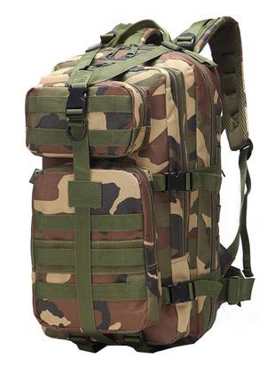 Рюкзак тактичний aokali outdoor a10 35l camouflage green штурмовий військовий