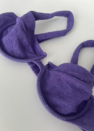 Фиолетовый лиф от купальника6 фото