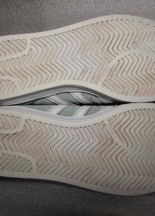 Adidas superstar ~ мятные кроссовки натуральная замша ~ индонезия р 38 /25 см8 фото