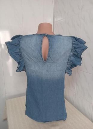 Джинсовая женская блуза,размер s4 фото