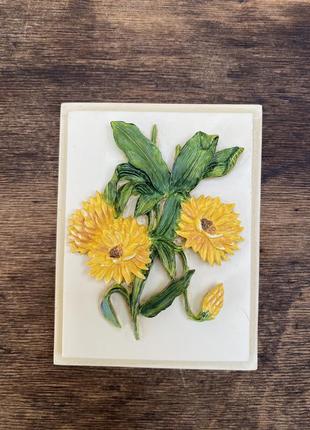 Садовый декор.порцеляная.цветочный принт.