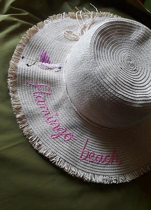 Супер шляпа пляжная от h&m