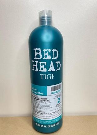 Зволожуючий шампунь для волосся tigi bed head urban anti+dotes recovery shampoo