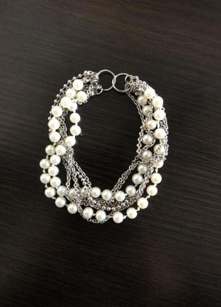 Браслет жемчуг