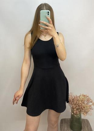 H&m міні сарафан чорна сукня плаття