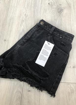 Крытые рваные шорты denim co7 фото