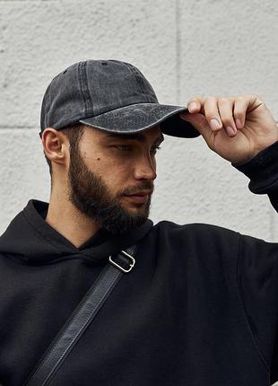 Кепка джинсова сіра