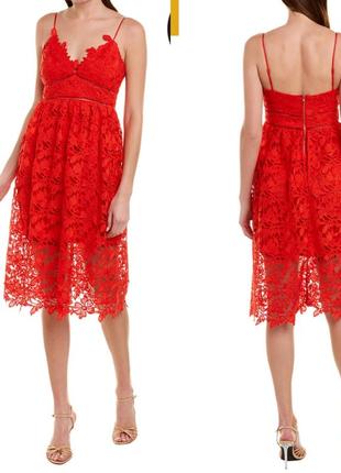 Літнє червоне плаття із шат-псів 1250 грн