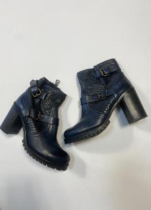 Шкіряні черевики туфлі оригінал 36-36,5 made in italy