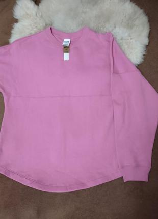 Женская розовая кофта свитшот, свитер victoria's secret pink,m