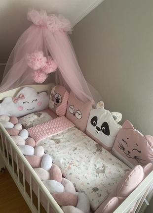 Комплект в дитяче ліжечко1 фото