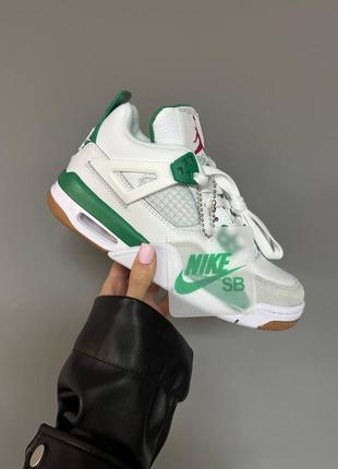 Кросівки nike air jordan 4 retro x sb pine green