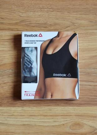 Топ reebok leanna performance sports bra top grey graphic в наличии оригинал новый6 фото