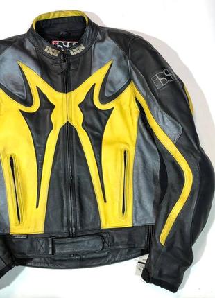 Ixs moto leather jacket racing мотокуртка4 фото