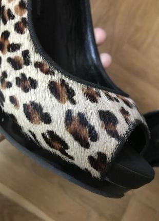 Туфли zara из козы. 38 размер.3 фото