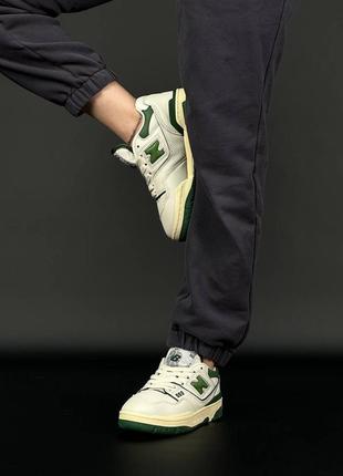 🔥женские кроссовки new balance 550 green white summer