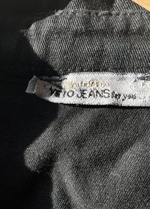 Легке чорне пальто з паєтками, що виблискують veto jeans  ( zara, cos, h&m )6 фото