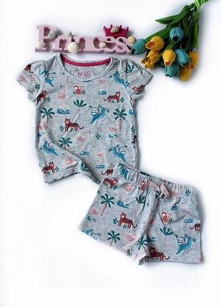 Костюм, комплект летний m&s 12-18 мес.