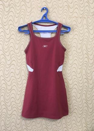 Жіноча тенісна сукня рибок tennis dress reebok women's спортивна для бігу залу фітнесу тенісу спорту nike