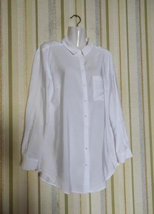 Белоснежная блуза блузка рубашка mint velvet2 фото