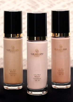 Стойкая минеральная тональная основа роскошный атлас giordani gold 31804 31802 31806