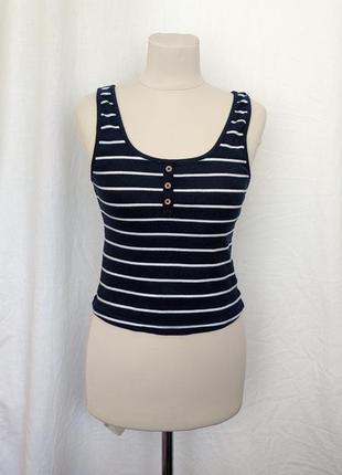 Синя майка топ у смужку primark
