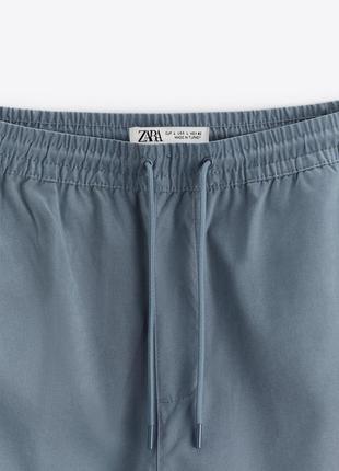 Zara штаны джоггеры в свободном пошиве5 фото