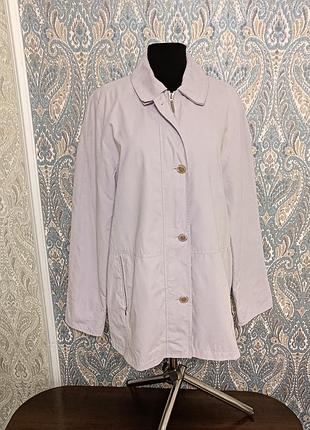 Красивая легкая куртка / ветровка нежно лавандового цвета / большого размера