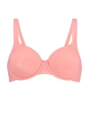 Фирменный бюст из микрофибры 75b hunkemoller. мягкие чашки на косточках.2 фото