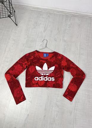 Укороченный лонгслив adidas women`s long sleeve3 фото