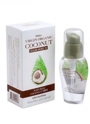 Кокосова сироватка для волосся mistine virgin organic coconut, 35мл1 фото