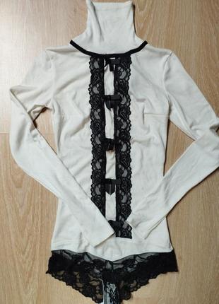 Жіноча водолазка, жіночий гольф, боді, xs, нюанс