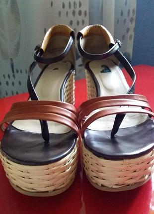 Босоножки кожаные  braska,размер 40,испания6 фото