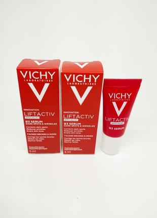 Сироватка проти пігментних плям і зморщок шкіри обличчя vichy liftactiv specialist b3 serum