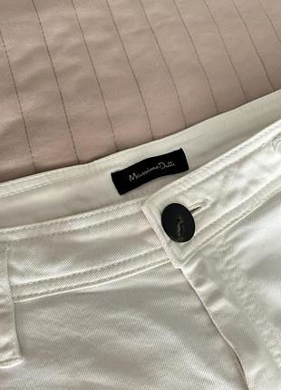 Джинсы massimo dutti белые 6