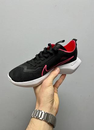 Круті жіночі легкі кросівки nike vista lite black pink чорні з малиновим5 фото
