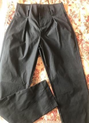 Брюки с завышенной талией