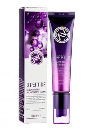 Антивозрастной крем с пептидами для глаз enough 8 peptide sensation pro balancing eye cream