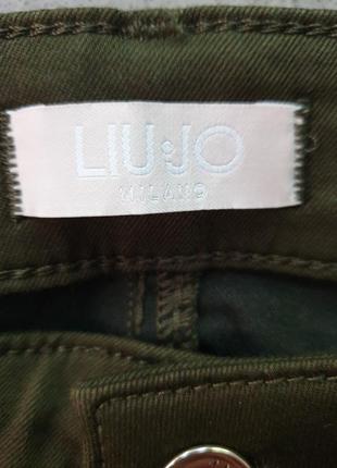 Liu jo стильные коттоновые брюки10 фото