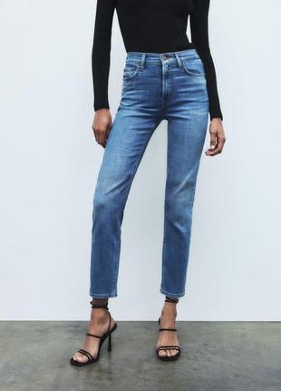 Джинсы the slim cropped zara, коллекция 2023 года, 38 размер2 фото