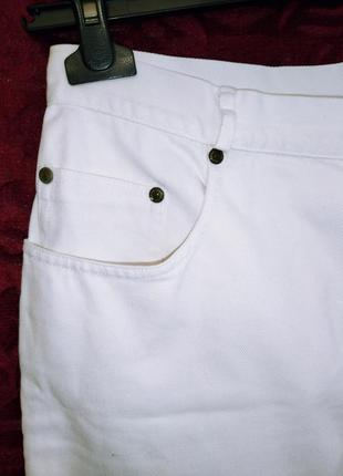 100% коттон белые джинсы мом высокая посадка свободные джинсы бананы3 фото