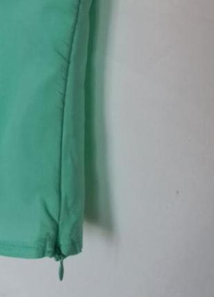 Салатова блуза з коротким рукавом4 фото