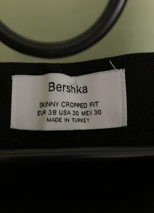 Классические брюки черные bershka4 фото