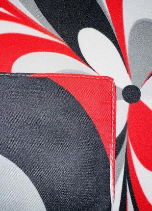 Прекрасный брендовый итальянский платок tierack с геометрическим принтом6 фото