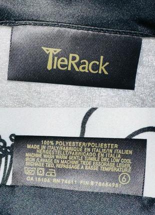 Красивая брендовая итальянская платок tierack с цветочным принтом3 фото