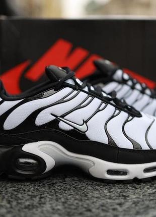 Мужские кроссовки nike air max plus tn orange, black, white очень стильные, красивые 40, 41, 42, 43, 44, 455 фото