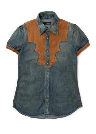 Dsquared2 vintage western denim shirt