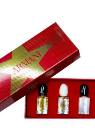 Подарочный набор Giorgio armani acqua di gioia 4x7.5 мл