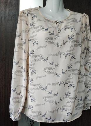Стильная,фирменная блуза -46 р2 фото