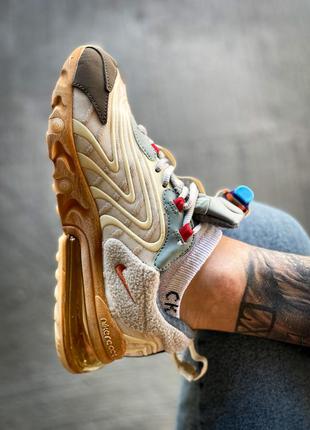 🤩кросівки nike travis scott x air max 270 react eng "cactus trails"3 фото